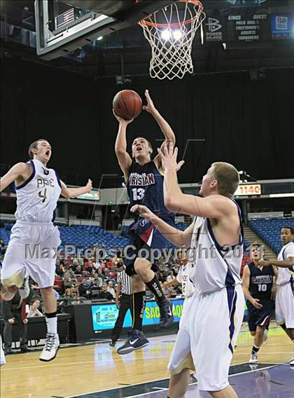 Thumbnail 3 in Vacaville Christian vs. Bradshaw Christian (CIF SJS D5 Final) photogallery.