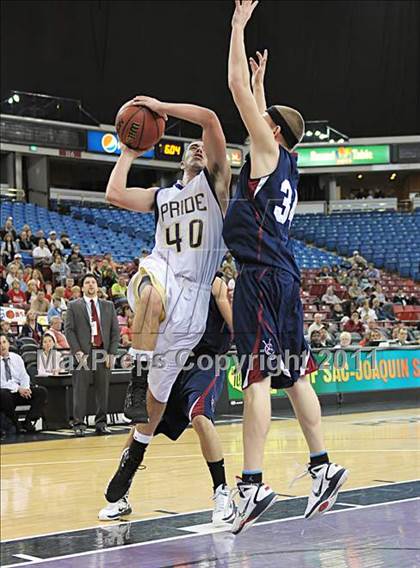Thumbnail 1 in Vacaville Christian vs. Bradshaw Christian (CIF SJS D5 Final) photogallery.