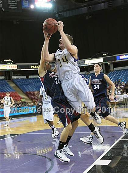 Thumbnail 3 in Vacaville Christian vs. Bradshaw Christian (CIF SJS D5 Final) photogallery.