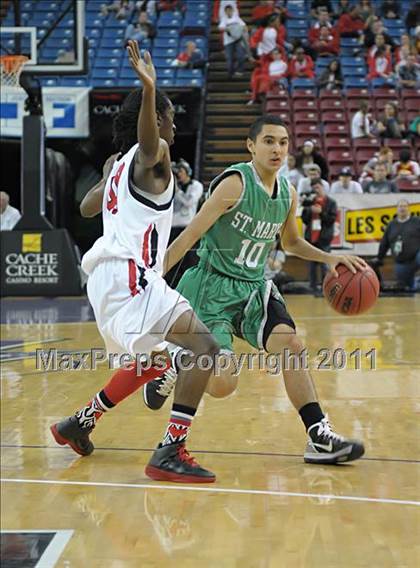 Thumbnail 3 in St. Mary's vs. Antelope (CIF SJS D2 Final) photogallery.