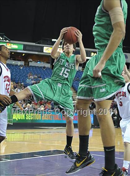 Thumbnail 3 in St. Mary's vs. Antelope (CIF SJS D2 Final) photogallery.