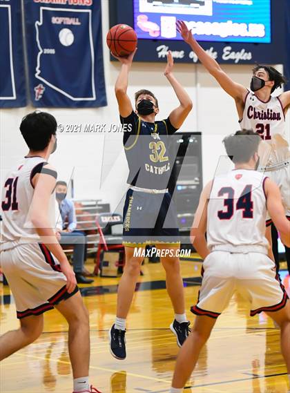 Thumbnail 2 in Yuma Catholic @ Scottsdale Christian Academy  photogallery.