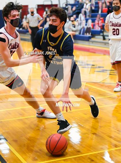Thumbnail 2 in Yuma Catholic @ Scottsdale Christian Academy  photogallery.