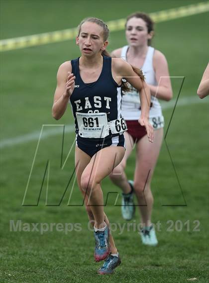 Thumbnail 1 in NYSPHSAA Cross Country Championships (Girls Class B) photogallery.