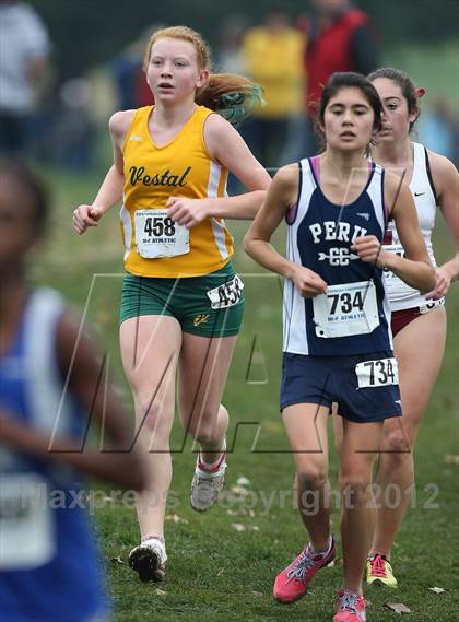 Thumbnail 1 in NYSPHSAA Cross Country Championships (Girls Class B) photogallery.