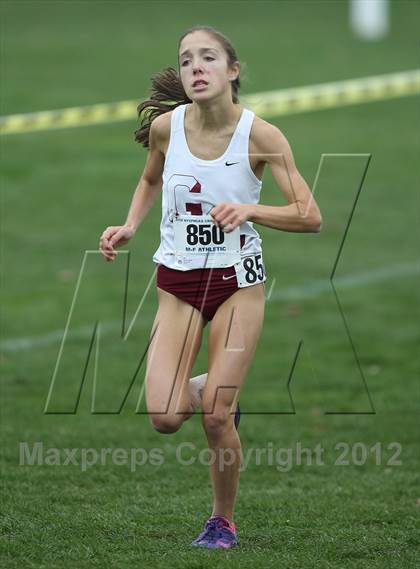 Thumbnail 1 in NYSPHSAA Cross Country Championships (Girls Class B) photogallery.