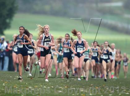 Thumbnail 1 in NYSPHSAA Cross Country Championships (Girls Class B) photogallery.