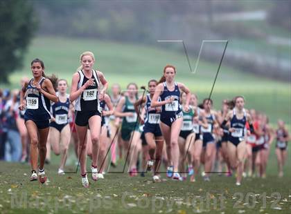 Thumbnail 3 in NYSPHSAA Cross Country Championships (Girls Class B) photogallery.