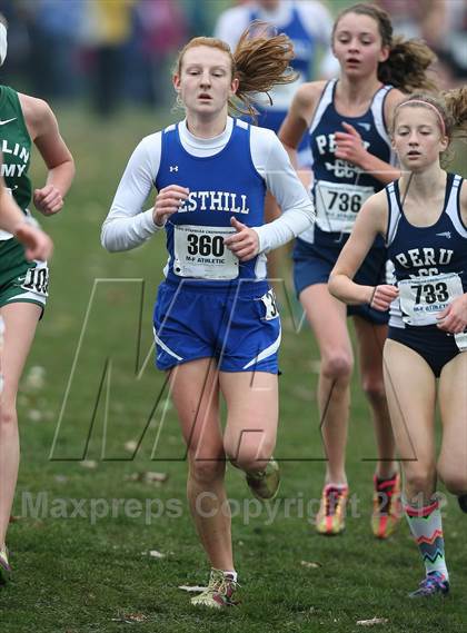 Thumbnail 3 in NYSPHSAA Cross Country Championships (Girls Class B) photogallery.