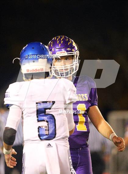 Thumbnail 2 in Columbia @ Taylorville (IHSA Class 4A 2nd Round Playoff) photogallery.