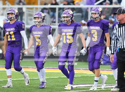 Thumbnail 1 in Columbia @ Taylorville (IHSA Class 4A 2nd Round Playoff) photogallery.