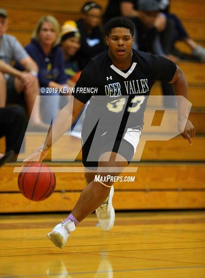 Thumbnail 2 in  Glendale Prep Academy vs Deer Valley (Sunnyslope Hoopsgiving Basketball Tournament) photogallery.