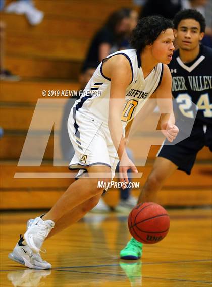 Thumbnail 3 in  Glendale Prep Academy vs Deer Valley (Sunnyslope Hoopsgiving Basketball Tournament) photogallery.