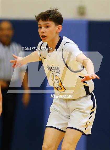 Thumbnail 3 in  Glendale Prep Academy vs Deer Valley (Sunnyslope Hoopsgiving Basketball Tournament) photogallery.