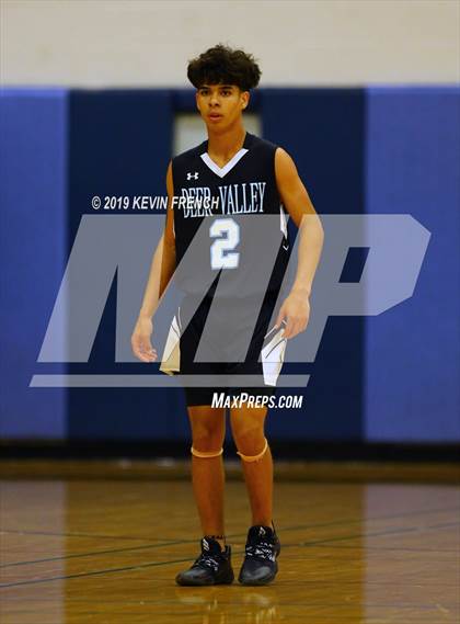 Thumbnail 3 in  Glendale Prep Academy vs Deer Valley (Sunnyslope Hoopsgiving Basketball Tournament) photogallery.