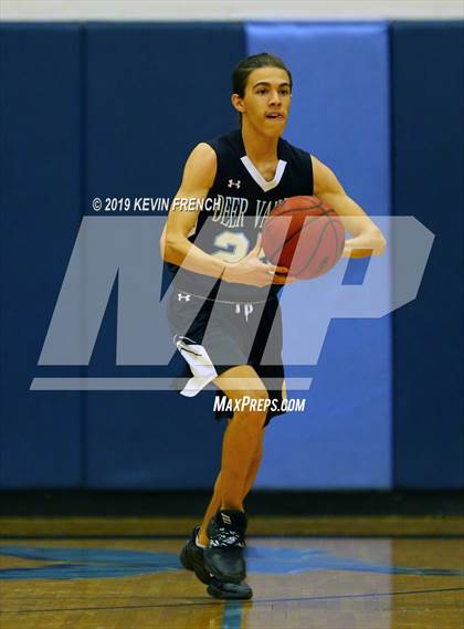 Thumbnail 3 in  Glendale Prep Academy vs Deer Valley (Sunnyslope Hoopsgiving Basketball Tournament) photogallery.