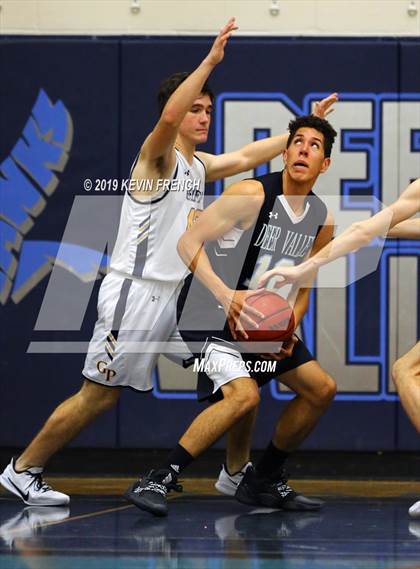 Thumbnail 3 in  Glendale Prep Academy vs Deer Valley (Sunnyslope Hoopsgiving Basketball Tournament) photogallery.