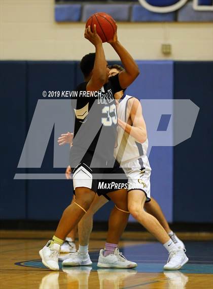 Thumbnail 2 in  Glendale Prep Academy vs Deer Valley (Sunnyslope Hoopsgiving Basketball Tournament) photogallery.