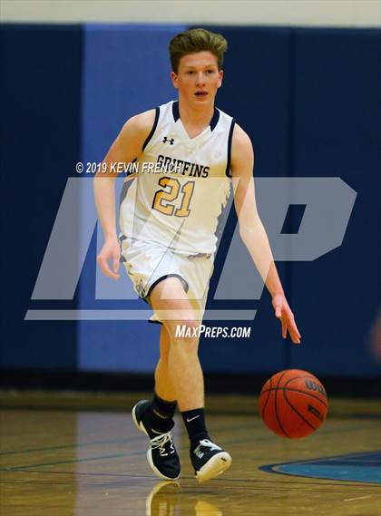 Thumbnail 2 in  Glendale Prep Academy vs Deer Valley (Sunnyslope Hoopsgiving Basketball Tournament) photogallery.