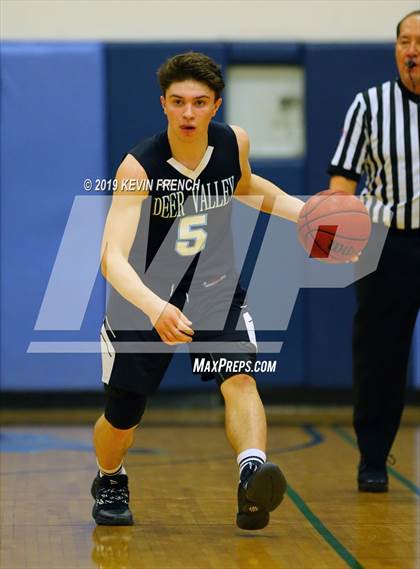 Thumbnail 2 in  Glendale Prep Academy vs Deer Valley (Sunnyslope Hoopsgiving Basketball Tournament) photogallery.