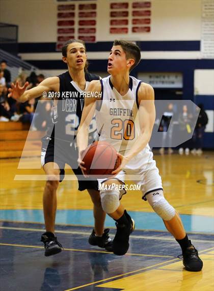 Thumbnail 1 in  Glendale Prep Academy vs Deer Valley (Sunnyslope Hoopsgiving Basketball Tournament) photogallery.