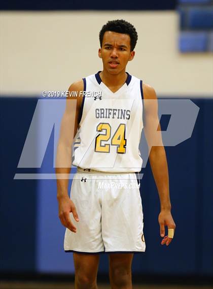 Thumbnail 2 in  Glendale Prep Academy vs Deer Valley (Sunnyslope Hoopsgiving Basketball Tournament) photogallery.