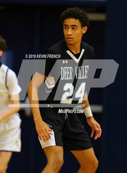 Thumbnail 1 in  Glendale Prep Academy vs Deer Valley (Sunnyslope Hoopsgiving Basketball Tournament) photogallery.