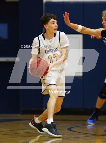 Thumbnail 2 in  Glendale Prep Academy vs Deer Valley (Sunnyslope Hoopsgiving Basketball Tournament) photogallery.