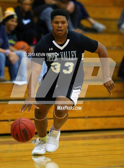 Thumbnail 1 in  Glendale Prep Academy vs Deer Valley (Sunnyslope Hoopsgiving Basketball Tournament) photogallery.