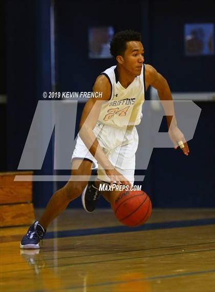 Thumbnail 2 in  Glendale Prep Academy vs Deer Valley (Sunnyslope Hoopsgiving Basketball Tournament) photogallery.