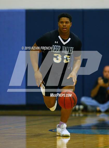 Thumbnail 1 in  Glendale Prep Academy vs Deer Valley (Sunnyslope Hoopsgiving Basketball Tournament) photogallery.