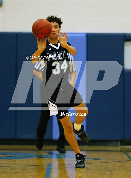 Thumbnail 3 in  Glendale Prep Academy vs Deer Valley (Sunnyslope Hoopsgiving Basketball Tournament) photogallery.