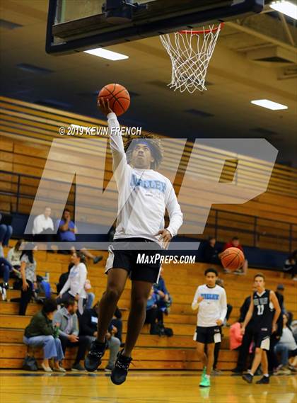 Thumbnail 2 in  Glendale Prep Academy vs Deer Valley (Sunnyslope Hoopsgiving Basketball Tournament) photogallery.