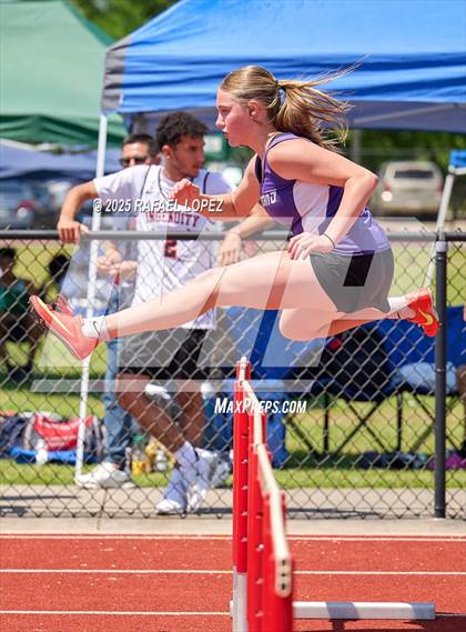 Thumbnail 3 in Lake Houston Conquerors Invitational (100M Hurdles) photogallery.