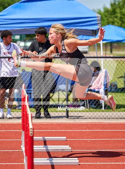 Thumbnail 2 in Lake Houston Conquerors Invitational (100M Hurdles) photogallery.