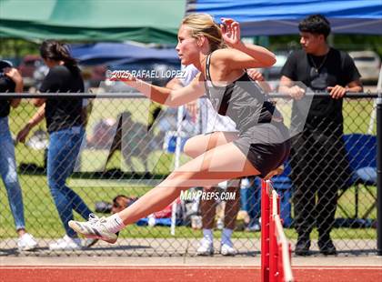 Thumbnail 2 in Lake Houston Conquerors Invitational (100M Hurdles) photogallery.