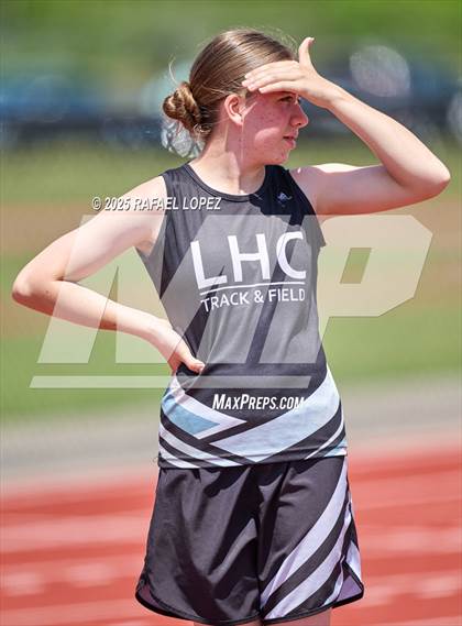 Thumbnail 2 in Lake Houston Conquerors Invitational (100M Hurdles) photogallery.