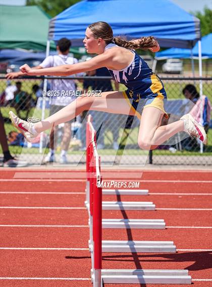 Thumbnail 2 in Lake Houston Conquerors Invitational (100M Hurdles) photogallery.