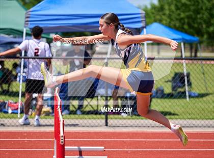 Thumbnail 3 in Lake Houston Conquerors Invitational (100M Hurdles) photogallery.