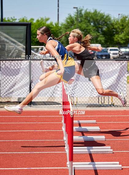 Thumbnail 2 in Lake Houston Conquerors Invitational (100M Hurdles) photogallery.