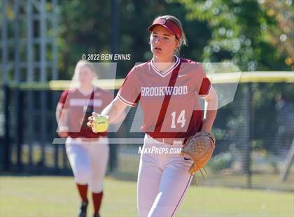 Thumbnail 1 in Harrison vs Brookwood (GHSA 7A Super Regional) photogallery.