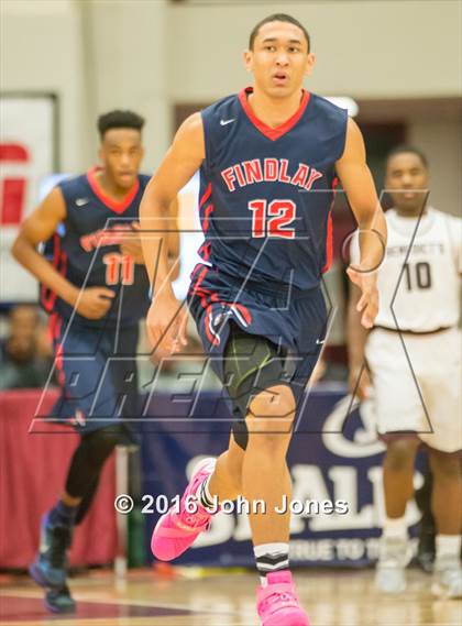 Thumbnail 1 in Findlay Prep vs. St. Benedict's Prep (Spalding Hoophall Classic) photogallery.