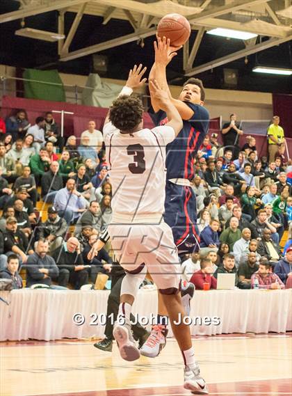 Thumbnail 2 in Findlay Prep vs. St. Benedict's Prep (Spalding Hoophall Classic) photogallery.