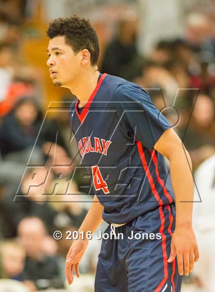 Thumbnail 3 in Findlay Prep vs. St. Benedict's Prep (Spalding Hoophall Classic) photogallery.
