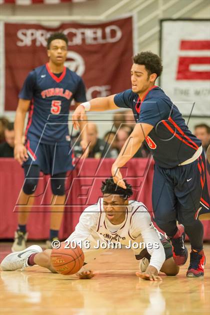 Thumbnail 2 in Findlay Prep vs. St. Benedict's Prep (Spalding Hoophall Classic) photogallery.