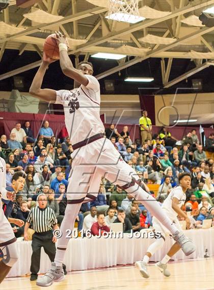 Thumbnail 1 in Findlay Prep vs. St. Benedict's Prep (Spalding Hoophall Classic) photogallery.