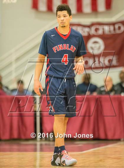 Thumbnail 3 in Findlay Prep vs. St. Benedict's Prep (Spalding Hoophall Classic) photogallery.