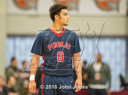 Thumbnail 1 in Findlay Prep vs. St. Benedict's Prep (Spalding Hoophall Classic) photogallery.