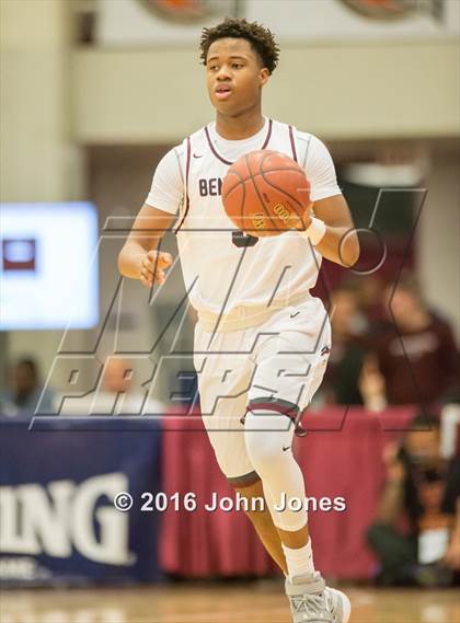 Thumbnail 2 in Findlay Prep vs. St. Benedict's Prep (Spalding Hoophall Classic) photogallery.