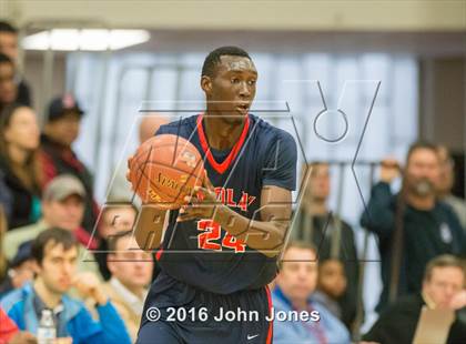 Thumbnail 2 in Findlay Prep vs. St. Benedict's Prep (Spalding Hoophall Classic) photogallery.